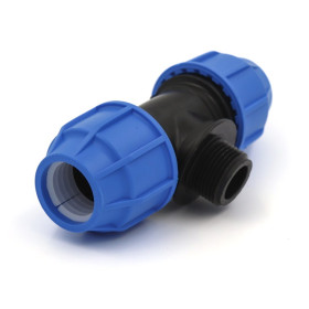 TECNO PLASTIC T-kus s vnějším závitem 50x6/4"x50