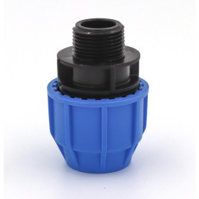 TECNO PLASTIC Přechod s vnějším závitem 63x6/4"