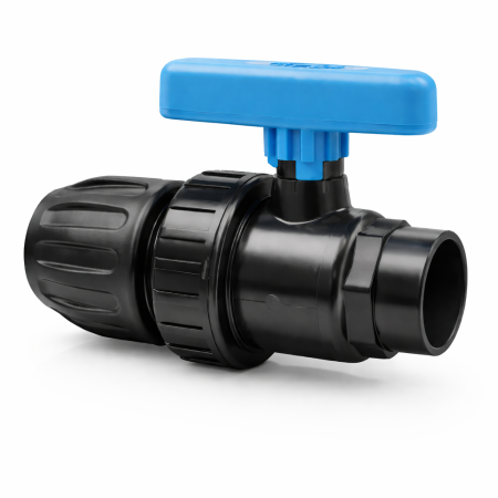 TECNO PLASTIC PP kulový kohout - svěrný spoj x vnitřní závit 25 x 3/4"