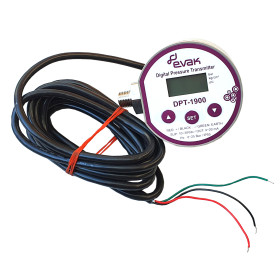 EVAK PUMPS DPT-1900, Tlakový snímač 0~25BAR, 4~20mA, kabel 3m