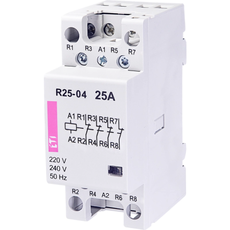 ETI Stykač ETI R 25-04-A230, 25A, 230VAC, 4V