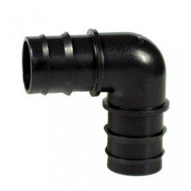 IRRITEC Koleno nástrčné 16 x 16 mm - černé PP - pro TANDEM - GDF