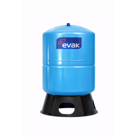 EVAK PUMPS SPTB 060 - Vertikální membránová nádoba 60 litrů s podstavcem, 10 BAR, 90°C, G1"