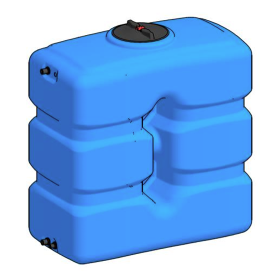 ELBI CP-1000l Plastová nádoba - nadzemní